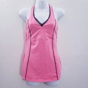 Victoria Secret VSX Sexy Sport Racerback Tank Top ‎ V-Neck Mesh Detail  Size S